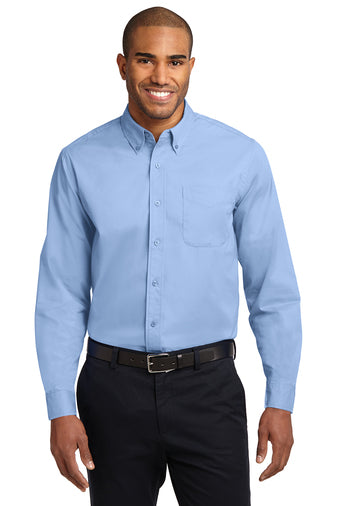 Port Authority LS Light Blue Shirt S608 (Men's)