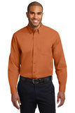 Port Authority LS Texas Orange Shirt S608 (Men's)