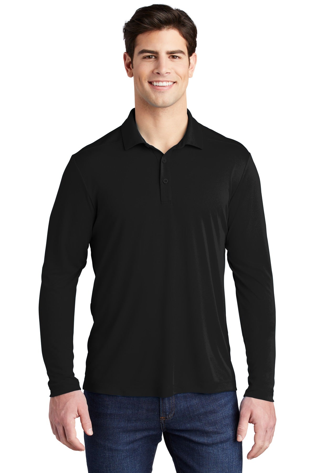 Sport-Tek ®  Posi-UV™  Pro Long Sleeve Polo. ST520LS