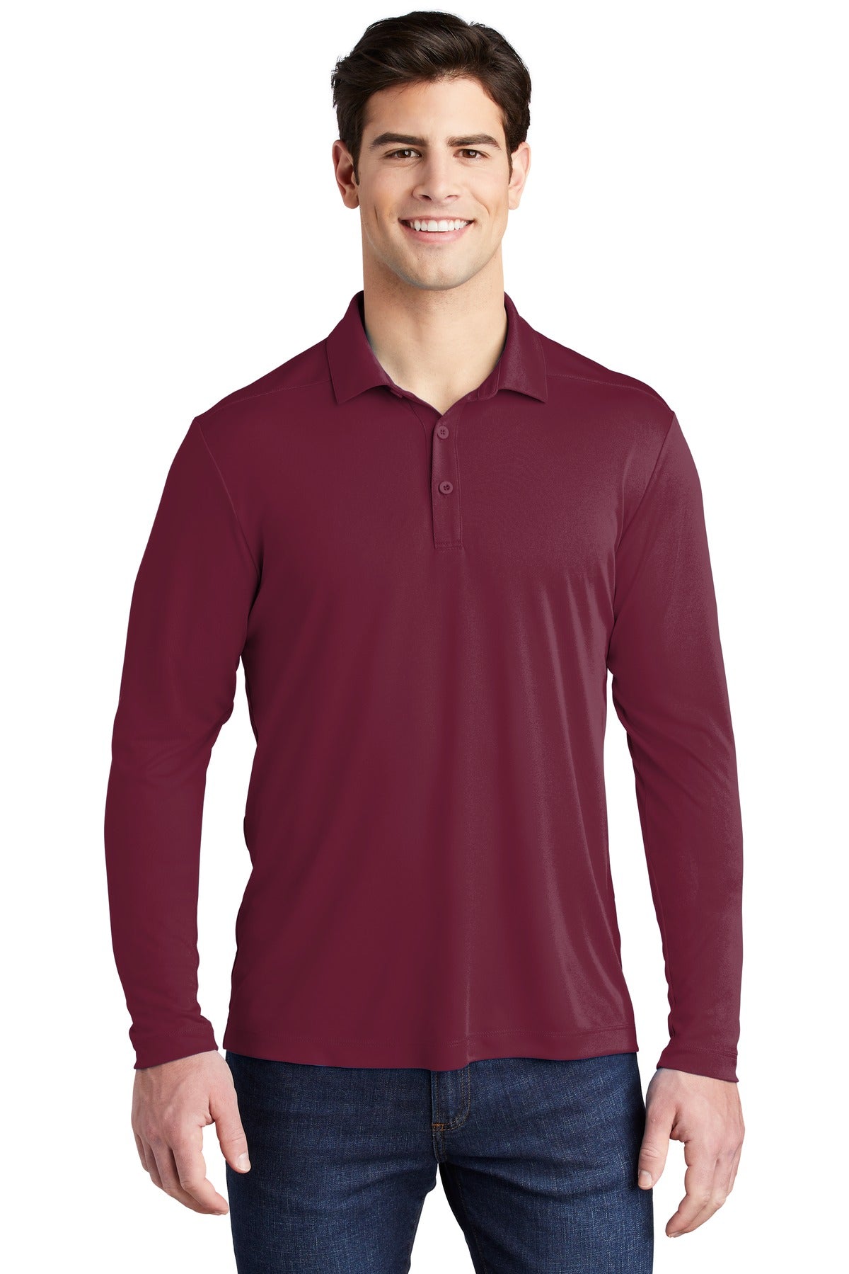 Sport-Tek ®  Posi-UV™  Pro Long Sleeve Polo. ST520LS