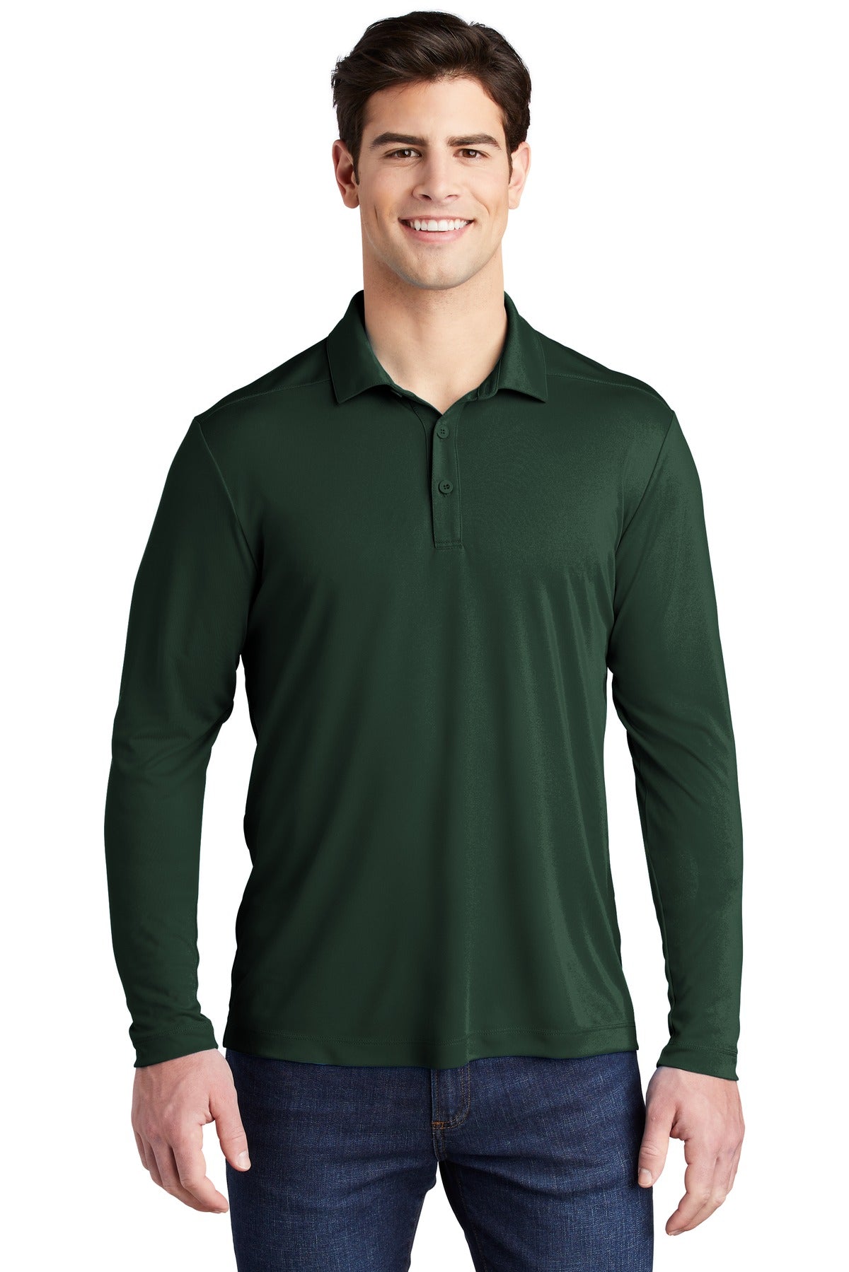 Sport-Tek ®  Posi-UV™  Pro Long Sleeve Polo. ST520LS