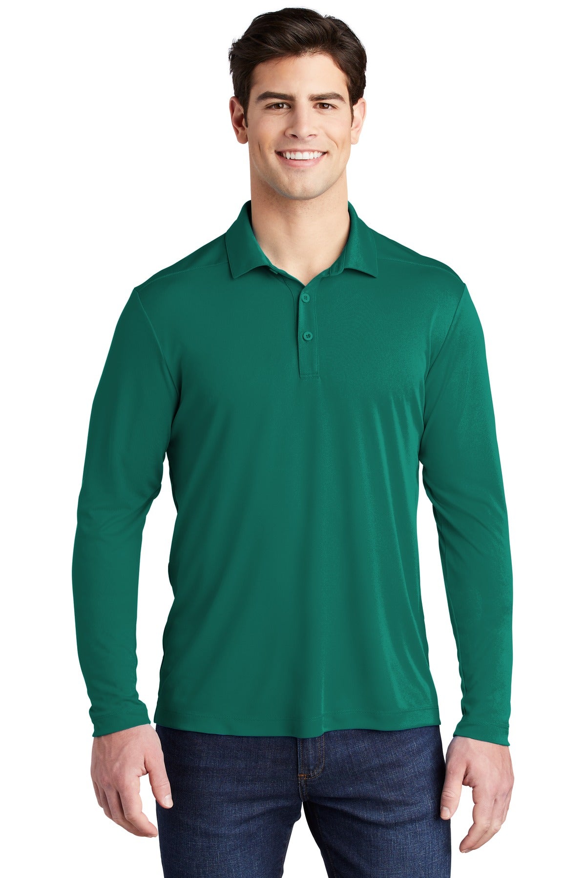 Sport-Tek ®  Posi-UV™  Pro Long Sleeve Polo. ST520LS