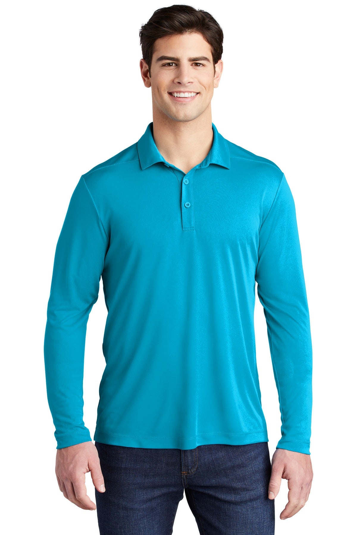 Sport-Tek ®  Posi-UV™  Pro Long Sleeve Polo. ST520LS