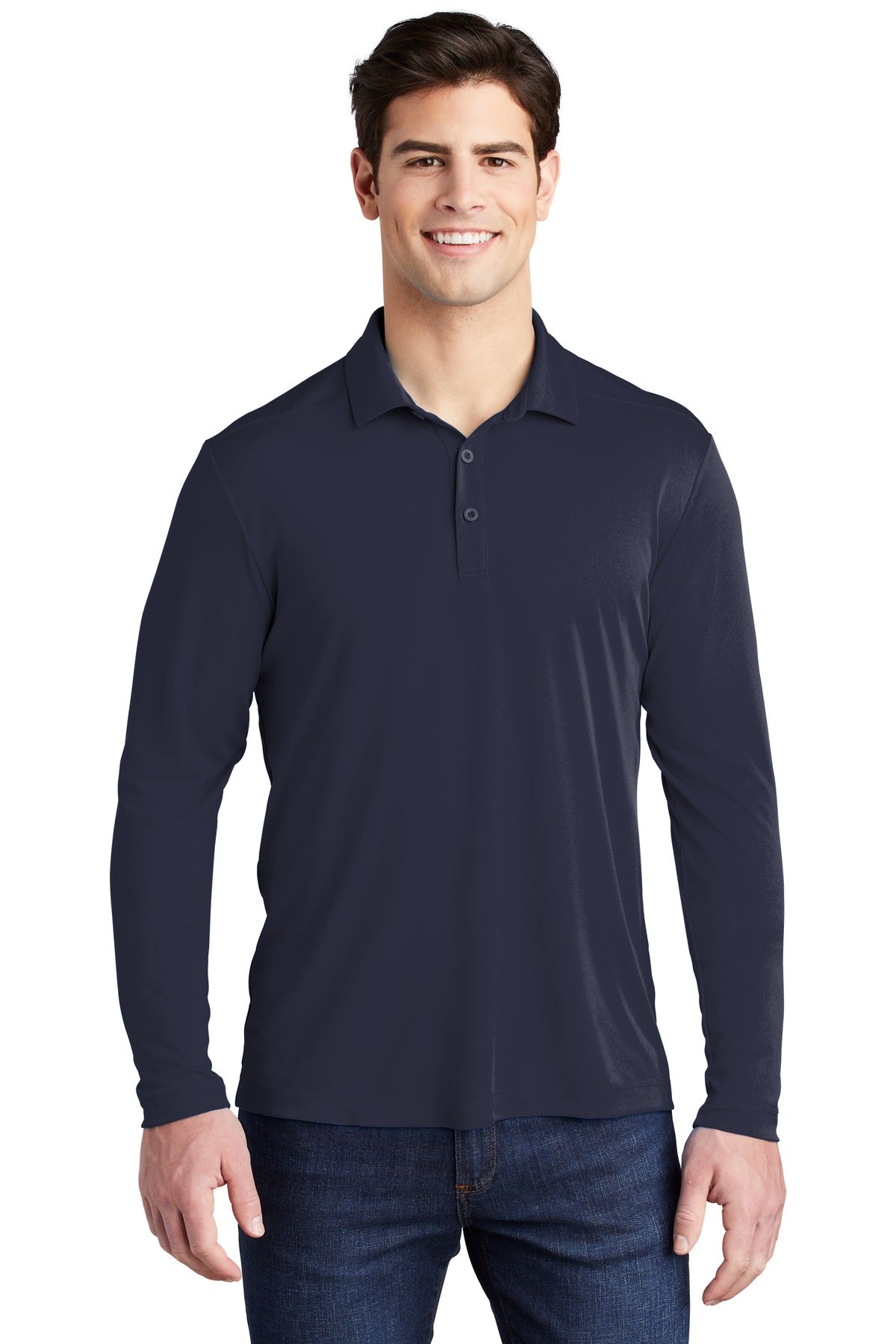 Sport-Tek ®  Posi-UV™  Pro Long Sleeve Polo. ST520LS