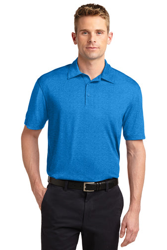 Sport-Tek Blue Wake Heather Contender Polo ST660