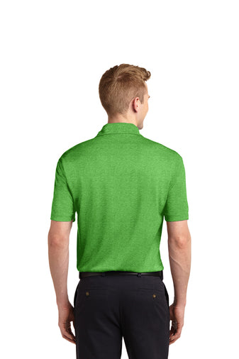 Sport-Tek Turf Green Heather Contender Polo ST660