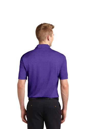 Sport-Tek Varsity Purple Heather Contender Polo ST660