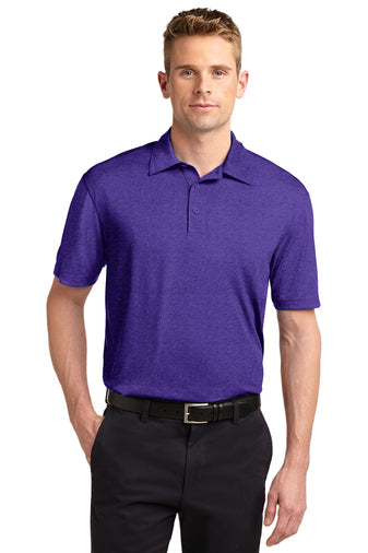 Sport-Tek Varsity Purple Heather Contender Polo ST660