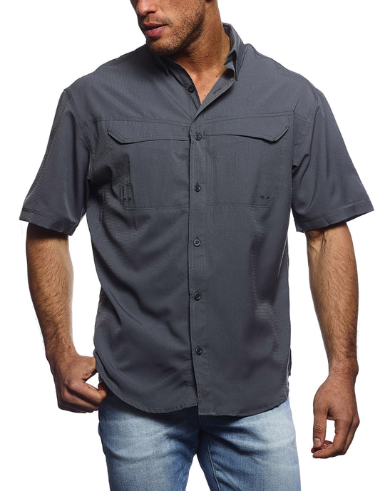 Pro Celebrity SS Graphite Fishing Shirt FST889 (Men's)##