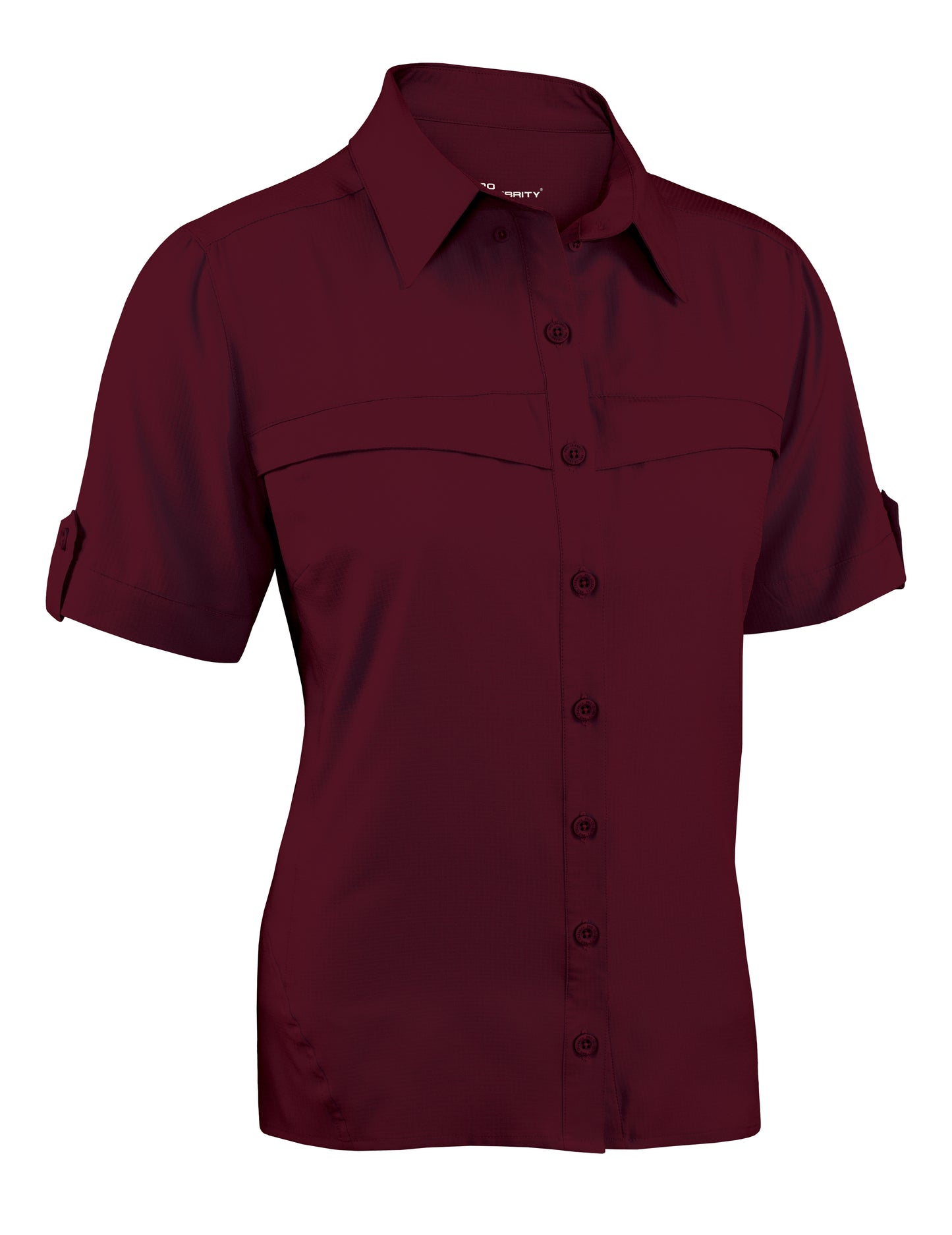 Pro Celebrity Maroon Ladies Fishing Shirt FSL189