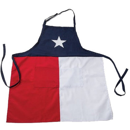 Texas Flag Apron W/ Adjustable Neck Strap