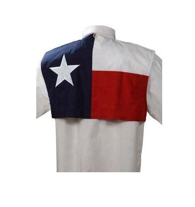 Men's Texas Flag Short Sleeve Fishing Shirt